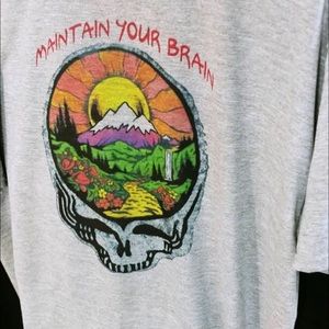 Maintain Your Brain shirt Grateful Dead parody Shakedown Colorado State T-shirt
